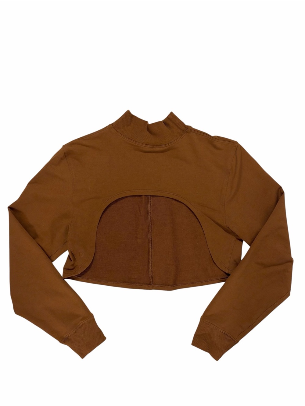 Lululemon LA Reversible Mock Neck Copper Brown SZ 8